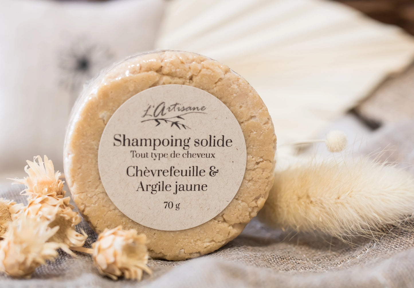 Honeysuckle and yellow clay - all hair types