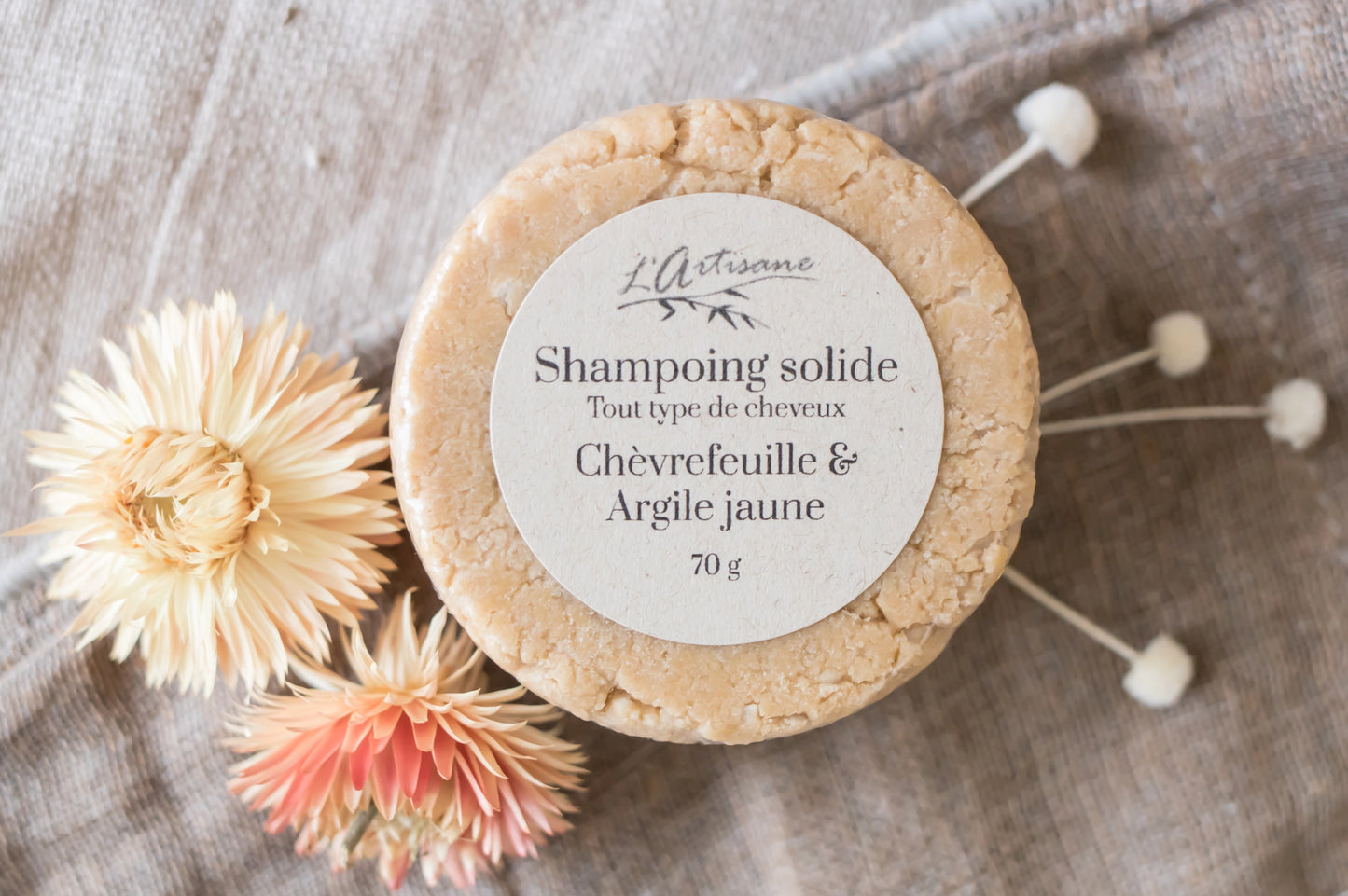 Honeysuckle and yellow clay - all hair types